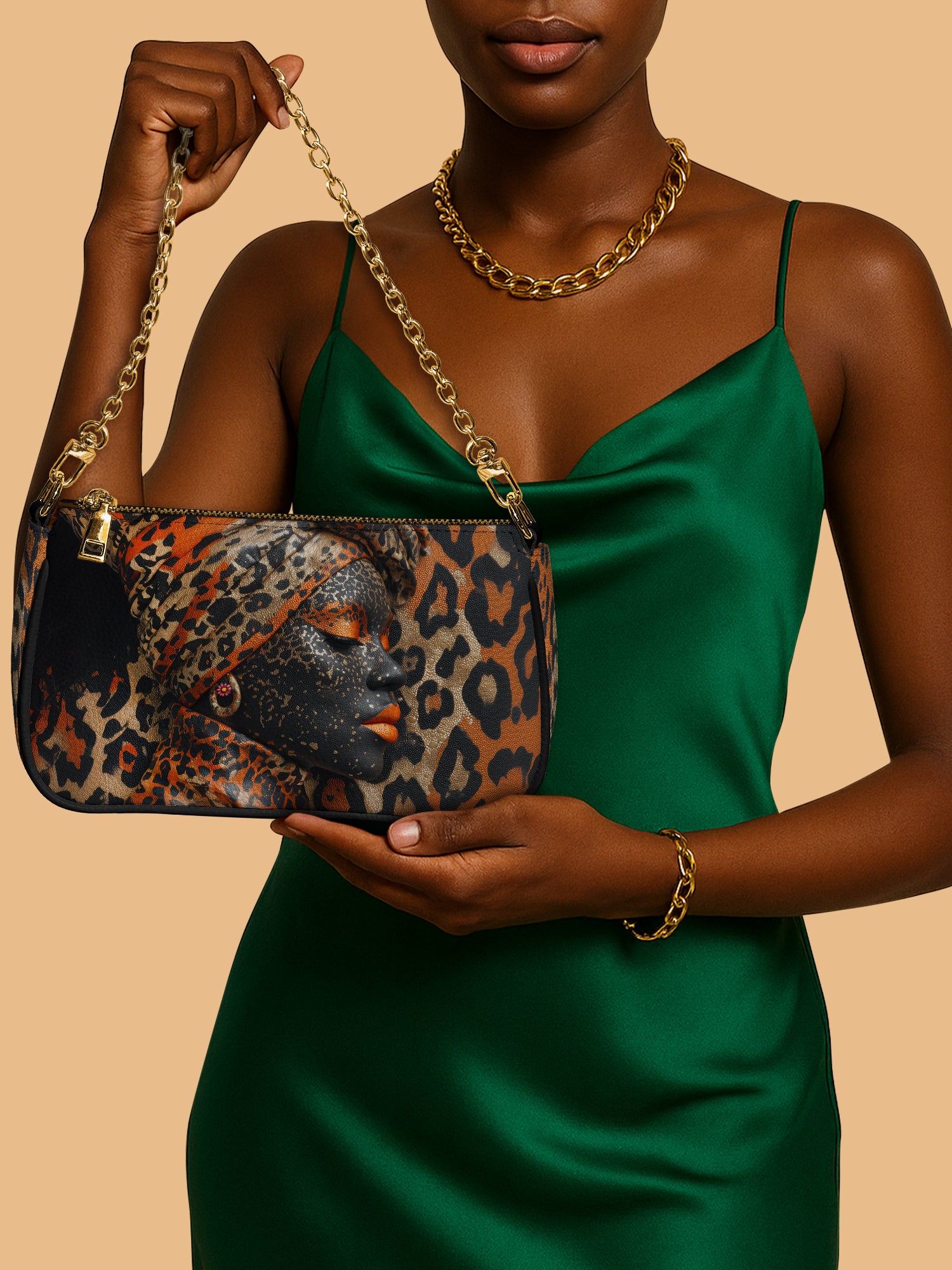 Leopard Legacy Classic Zip Pochette QR0HH104