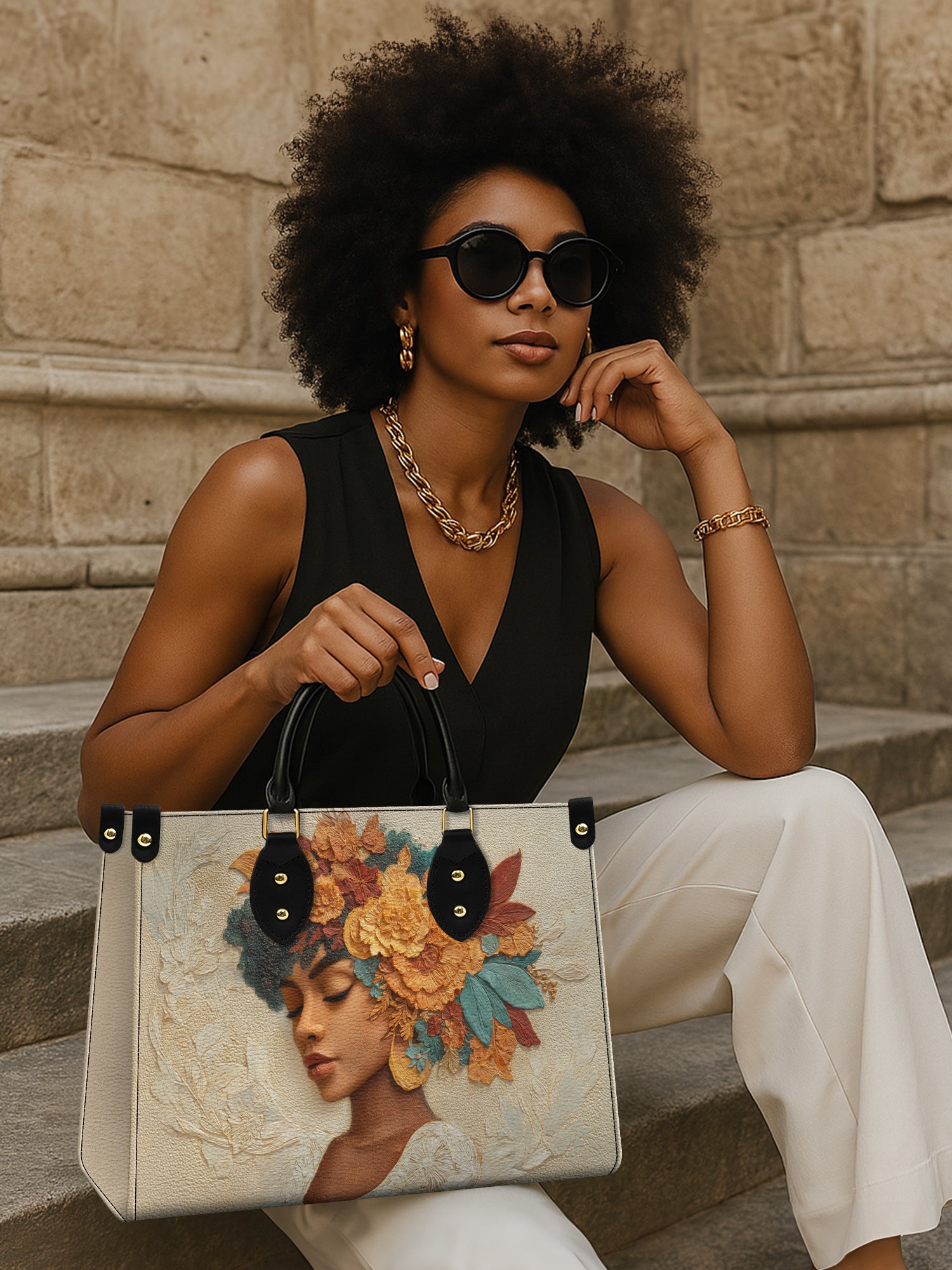 Autumn Radiance Premium Leather Handbag QR0HH074