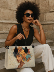 Autumn Radiance Premium Leather Handbag QR0HH074