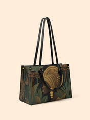 Enchanted Tropics Premium Leather Handbag QR0HH119