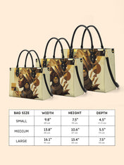 Golden Facets Premium Leather Handbag QR0TV045