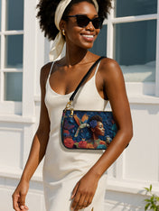 Blue Garden Classic Zip Pochette QR0XD231