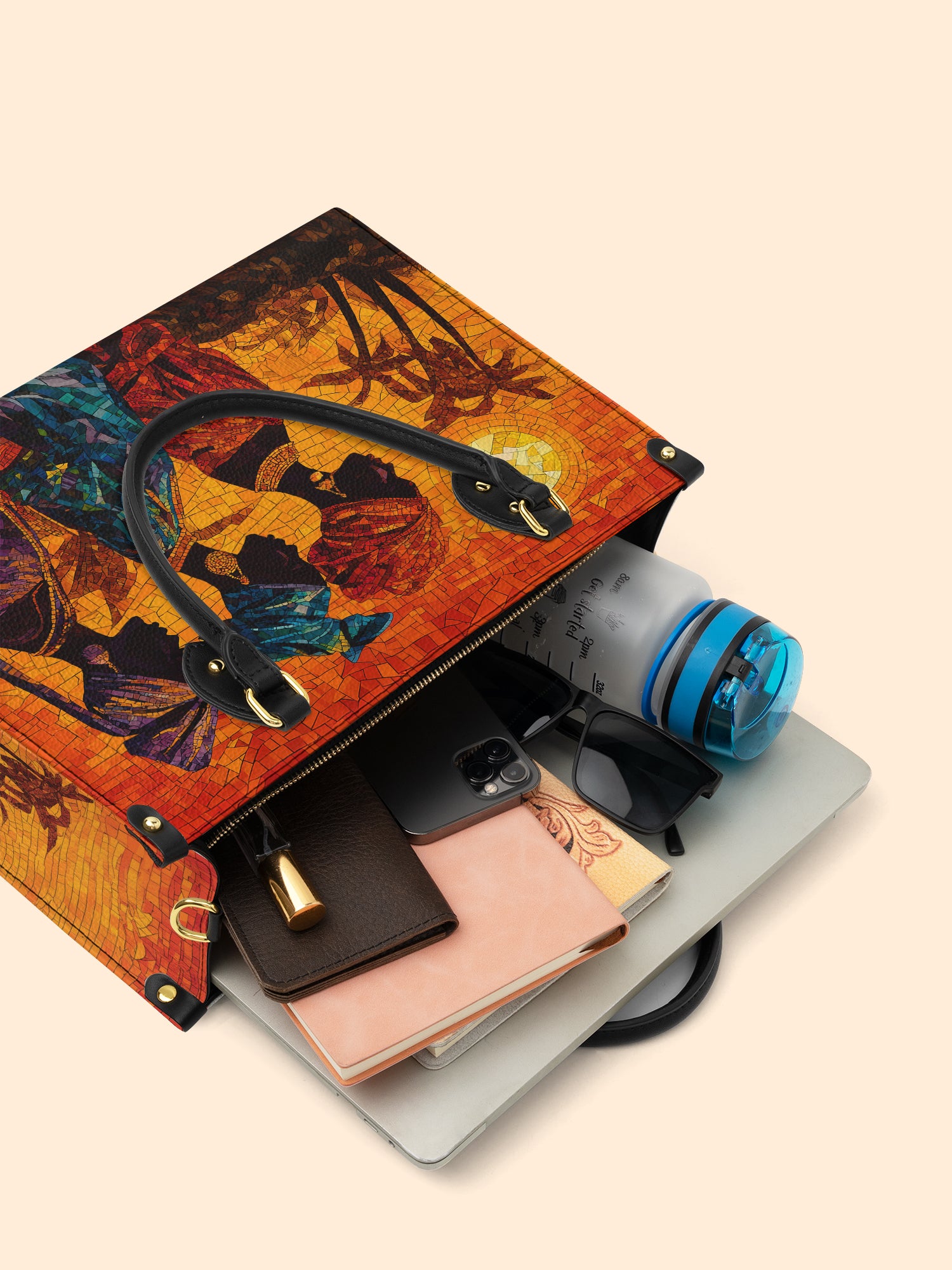 Golden Sisters Premium Leather Handbag QR0TD089