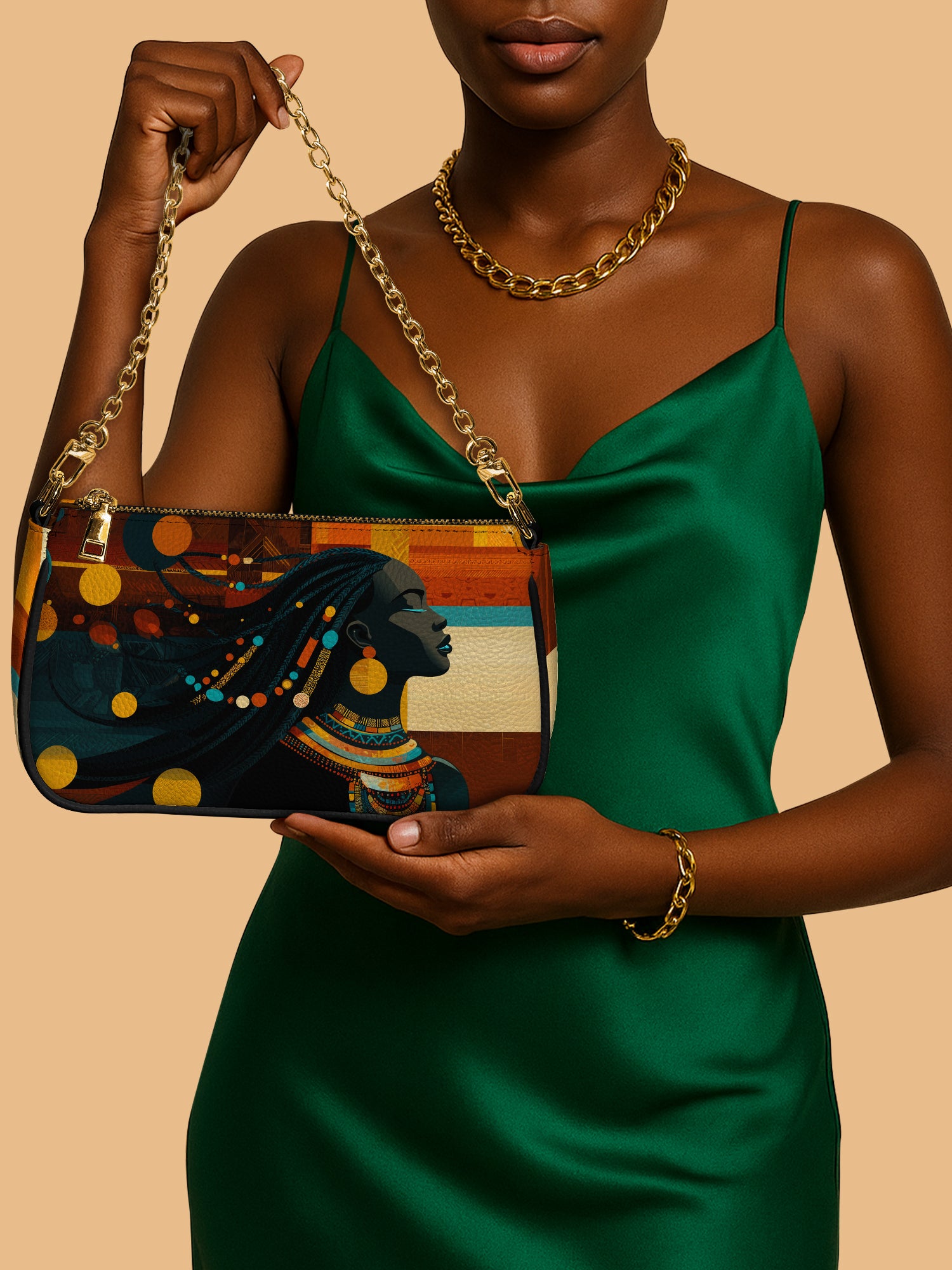 Ebony Horizon Classic Zip Pochette QR0TV180