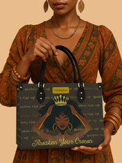 Crown of Resilience Premium Leather Handbag