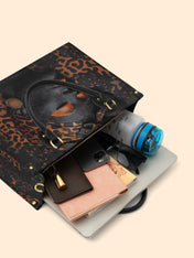 Cheetah Spirit Premium Leather Handbag QR0HH096