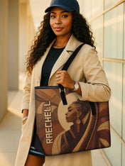 Braids & Legacy Sleek Leather Tote