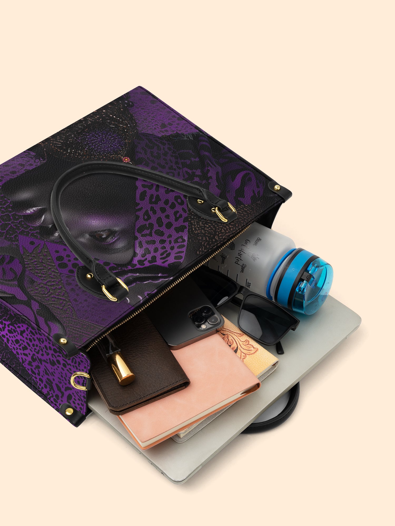 Panther Power Premium Leather Handbag QR0HH100