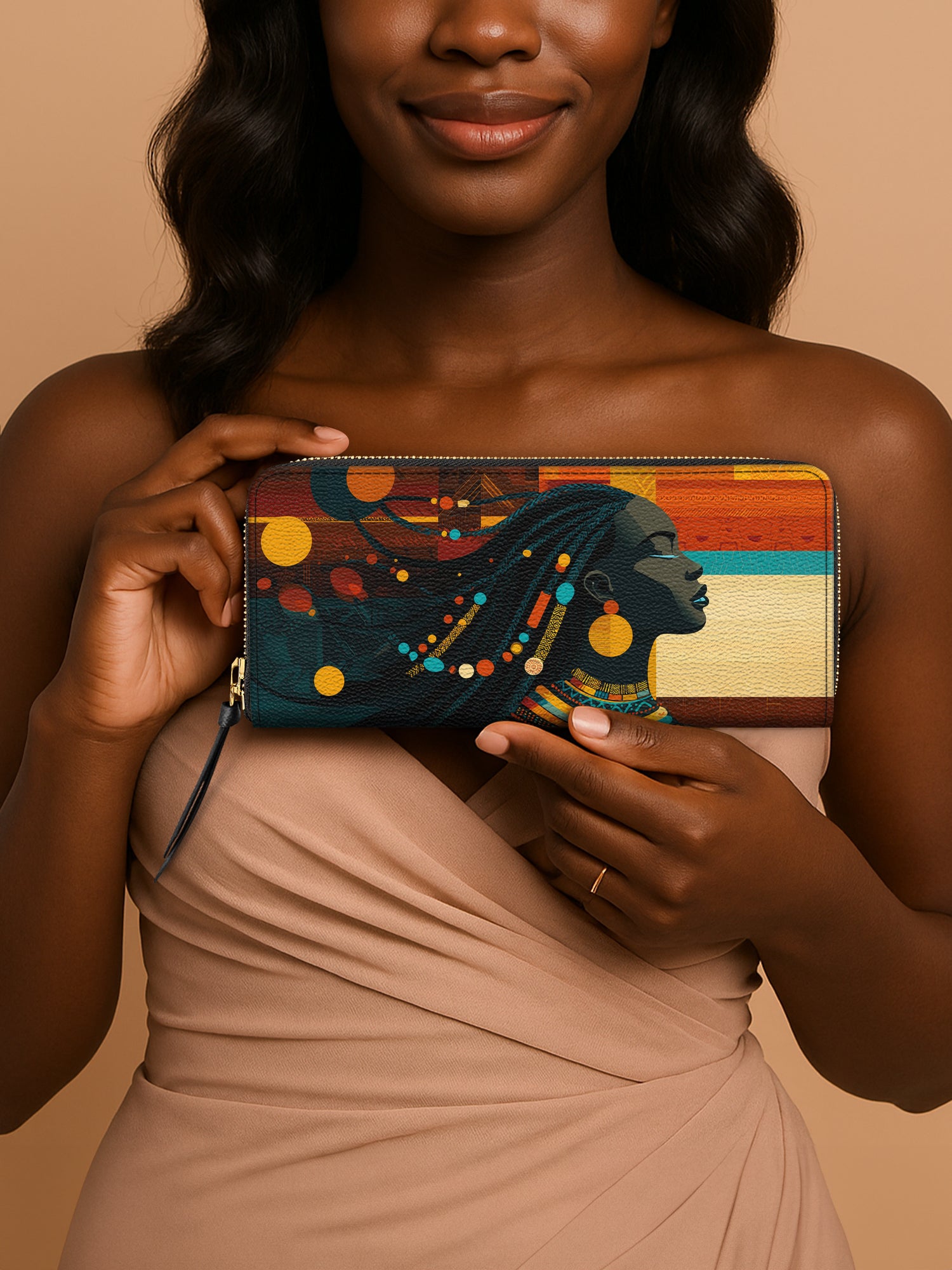 Ebony Horizon Slimline Zippy Wallet QR0TV181