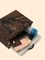 Cendria Flame Premium Leather Handbag QR0XD706