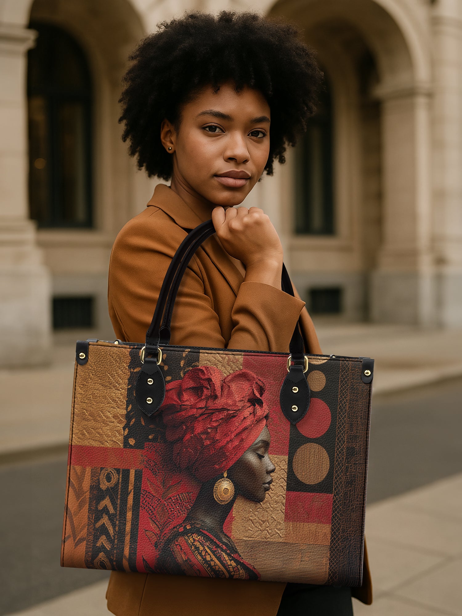 Regal Beauty Premium Leather Handbag QR0TD127