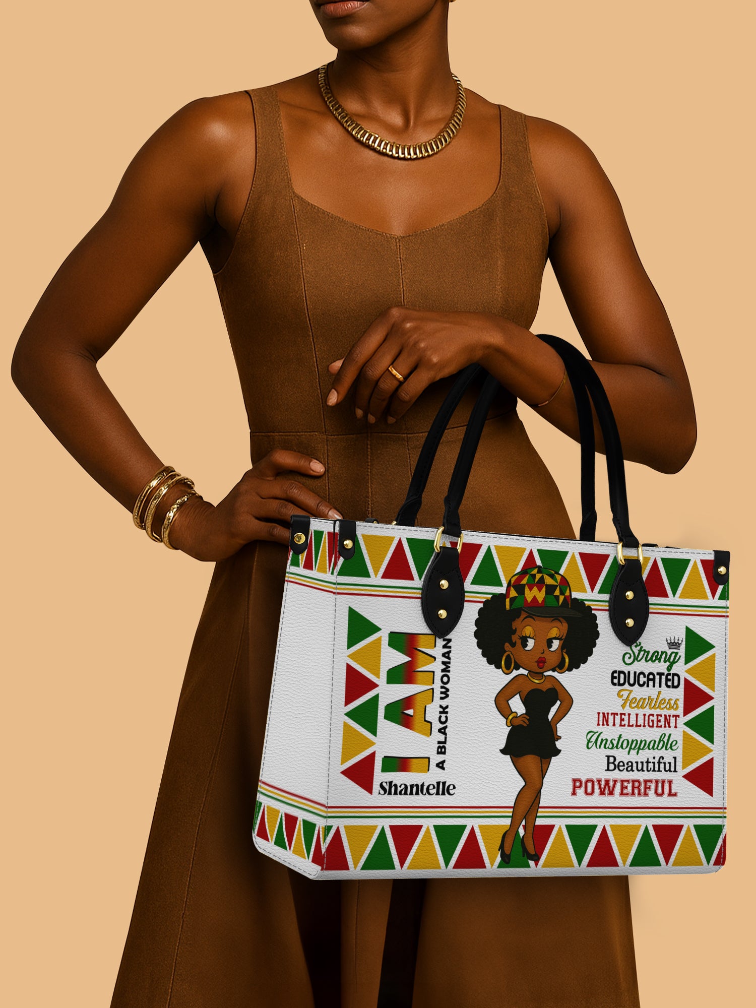 Empowered Woman Premium Leather Handbag