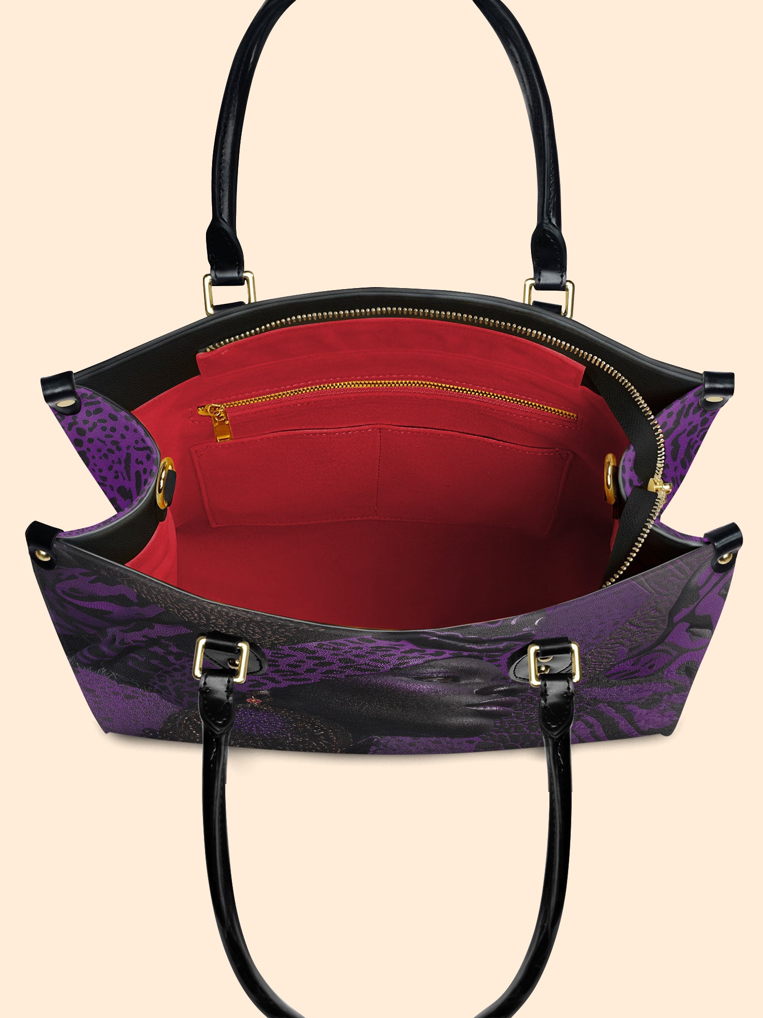 Panther Power Premium Leather Handbag QR0HH100