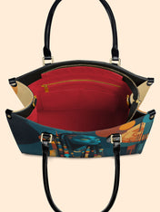 Echo Of Tribe Premium Leather Handbag QR0TV182