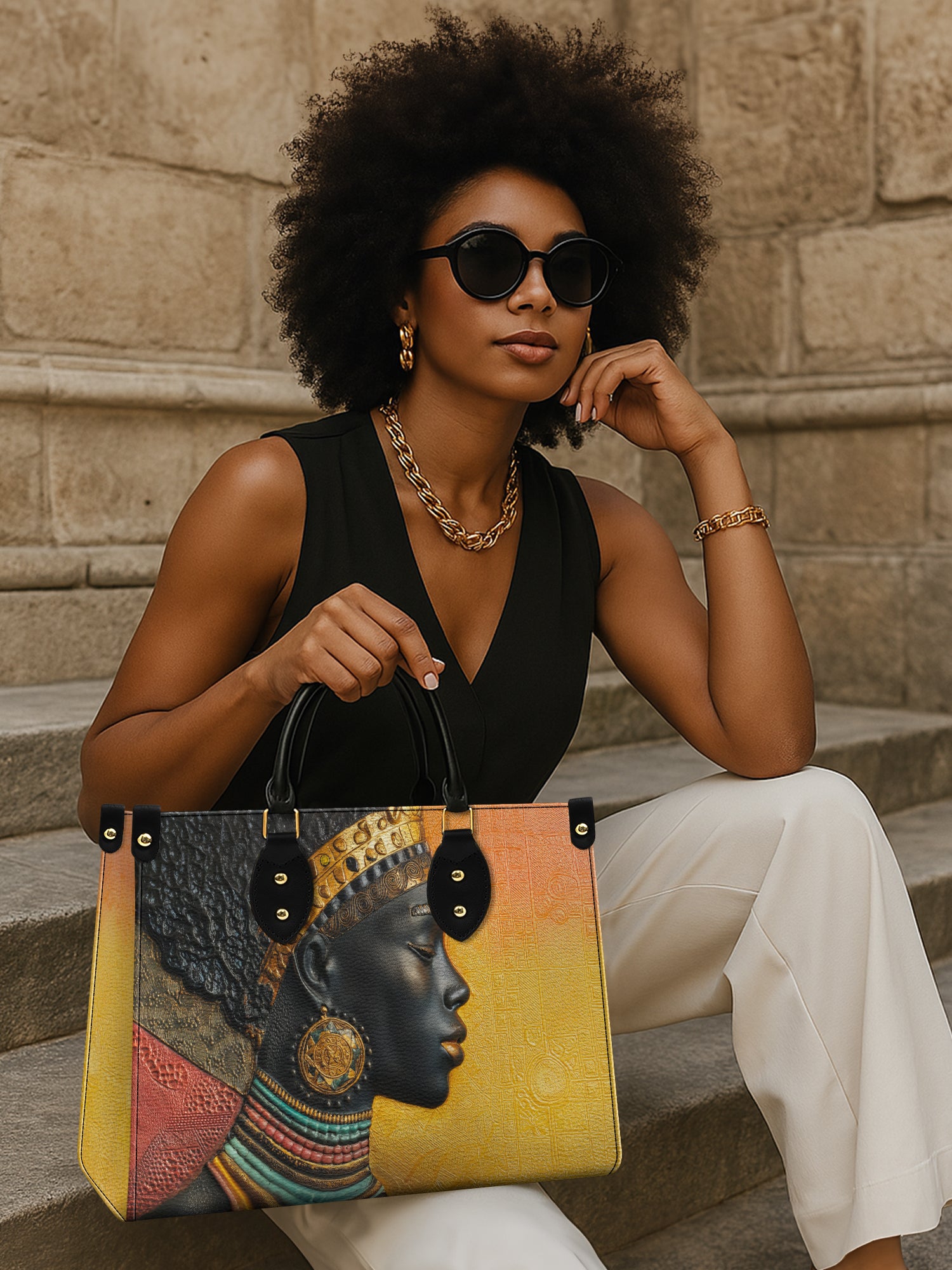 Born Grand Premium Leather Handbag QR0XD260