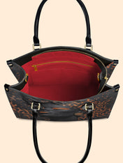Cheetah Spirit Premium Leather Handbag QR0HH096