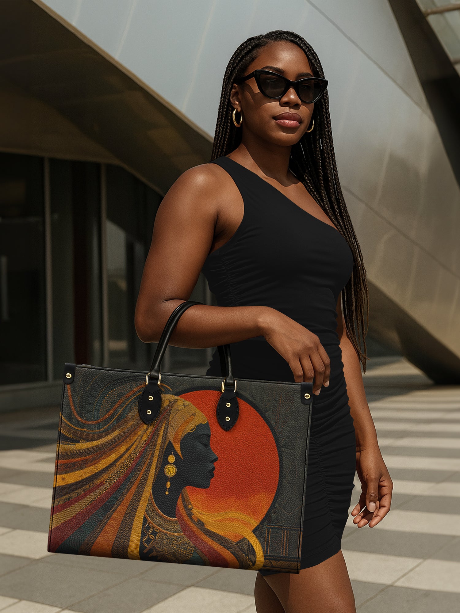 Spiral Oracle Premium Leather Handbag QR0XD199