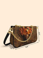 Floral Goddess Classic Zip Pochette QR0TV042