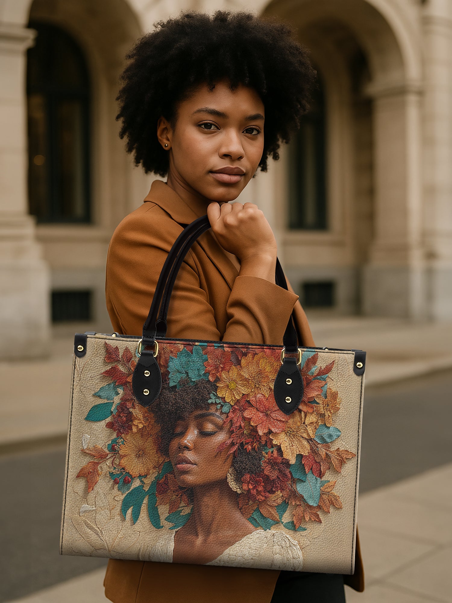 Whispers of Nature Premium Leather Handbag QR0HH071