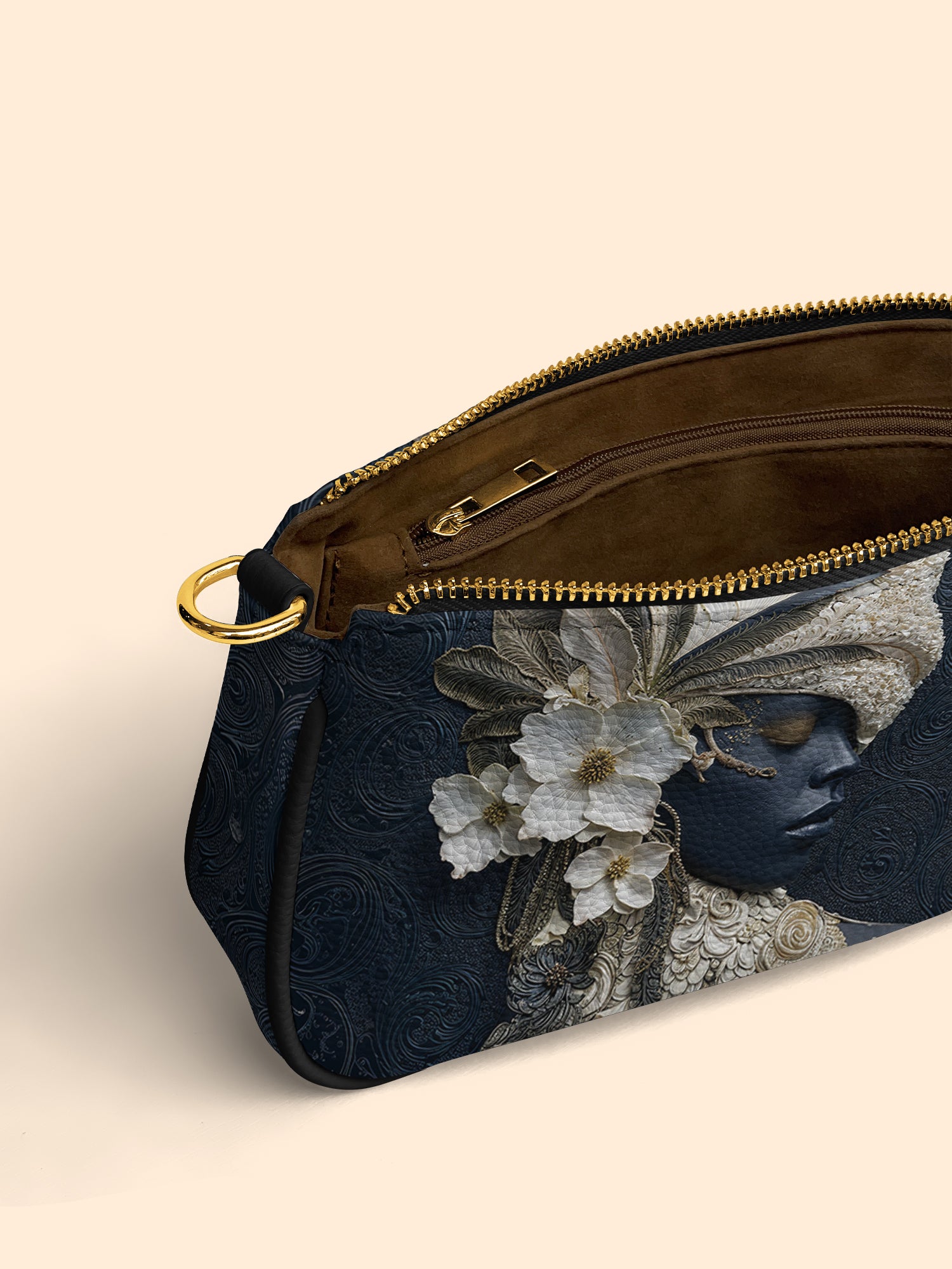 Ivory Veil Classic Zip Pochette QR0TD211