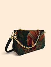 Adorned Silhouette Classic Zip Pochette QR0HH122