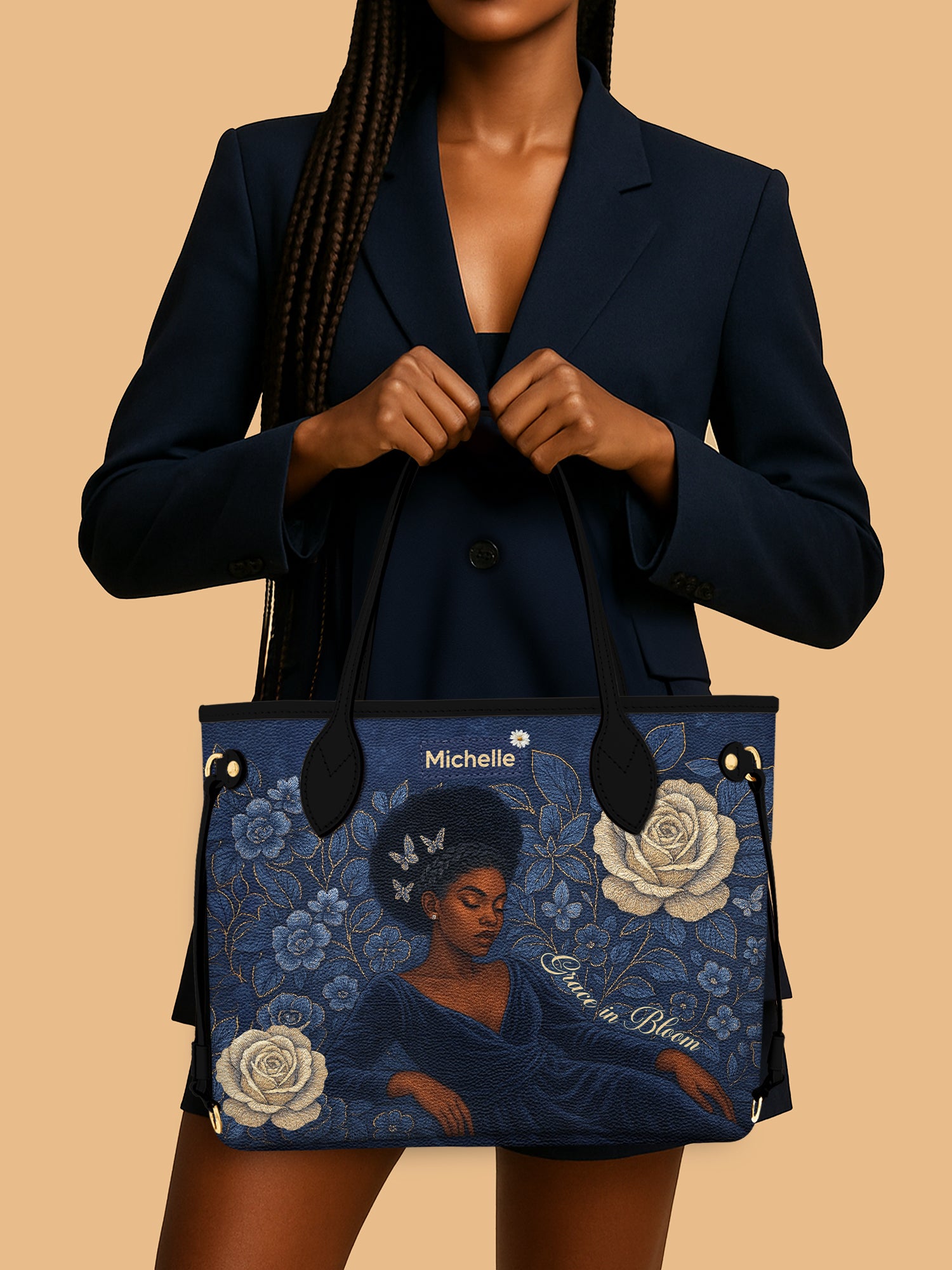 Grace in Bloom Classic Shopper Tote