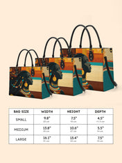 Ebony Horizon Premium Leather Handbag QR0TV179