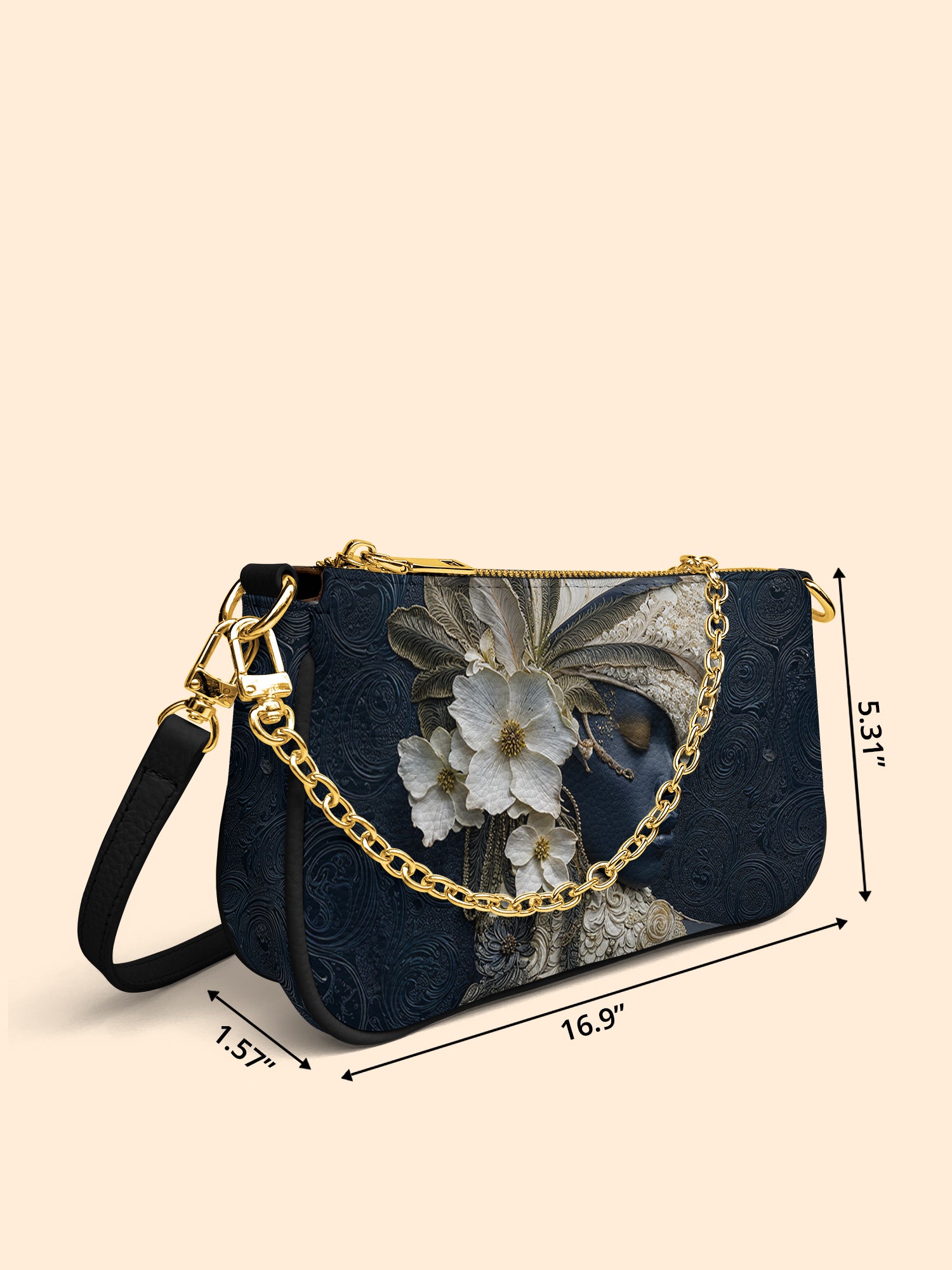 Ivory Veil Classic Zip Pochette QR0TD211