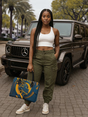 Luminous Identity Premium Leather Handbag QR0TD137