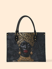 Golden Majesty Premium Leather Handbag QR0XD739