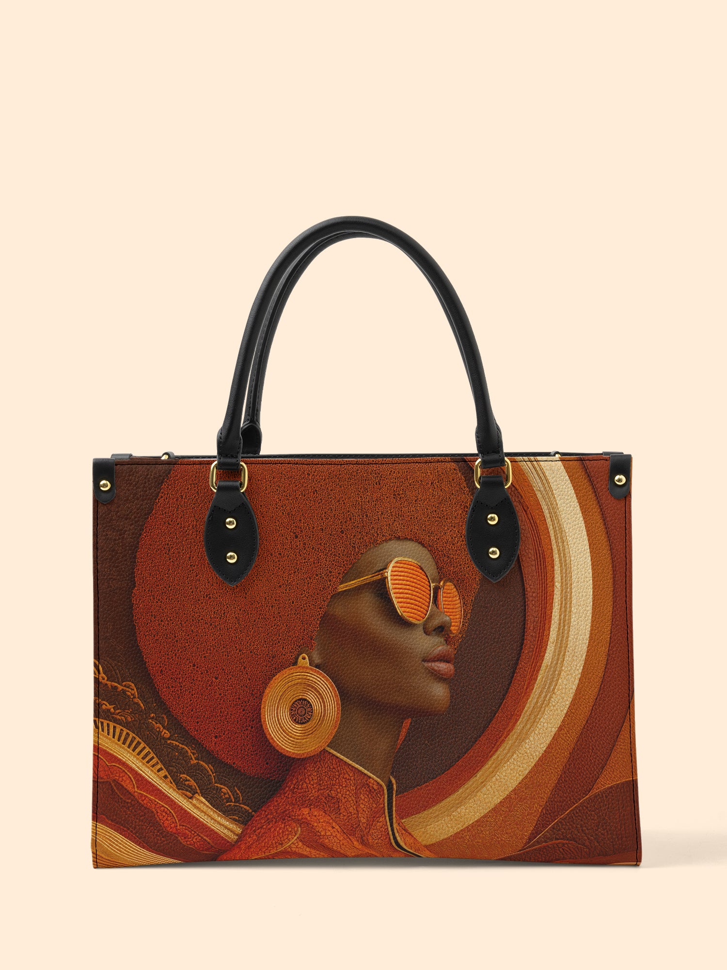 Fierce Frame Premium Leather Handbag QR0TD307