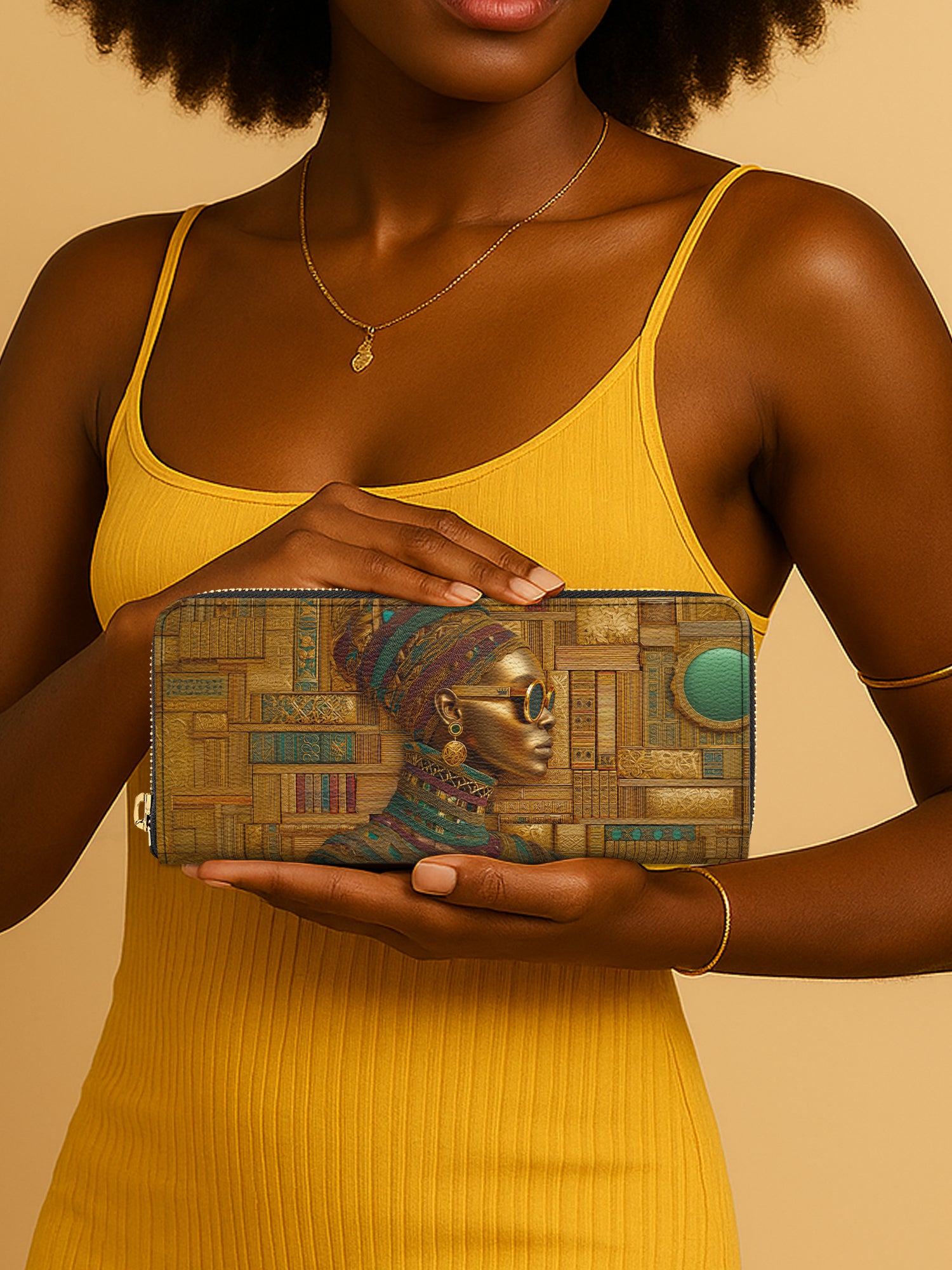 Golden Library Slimline Zippy Wallet QR0XD445