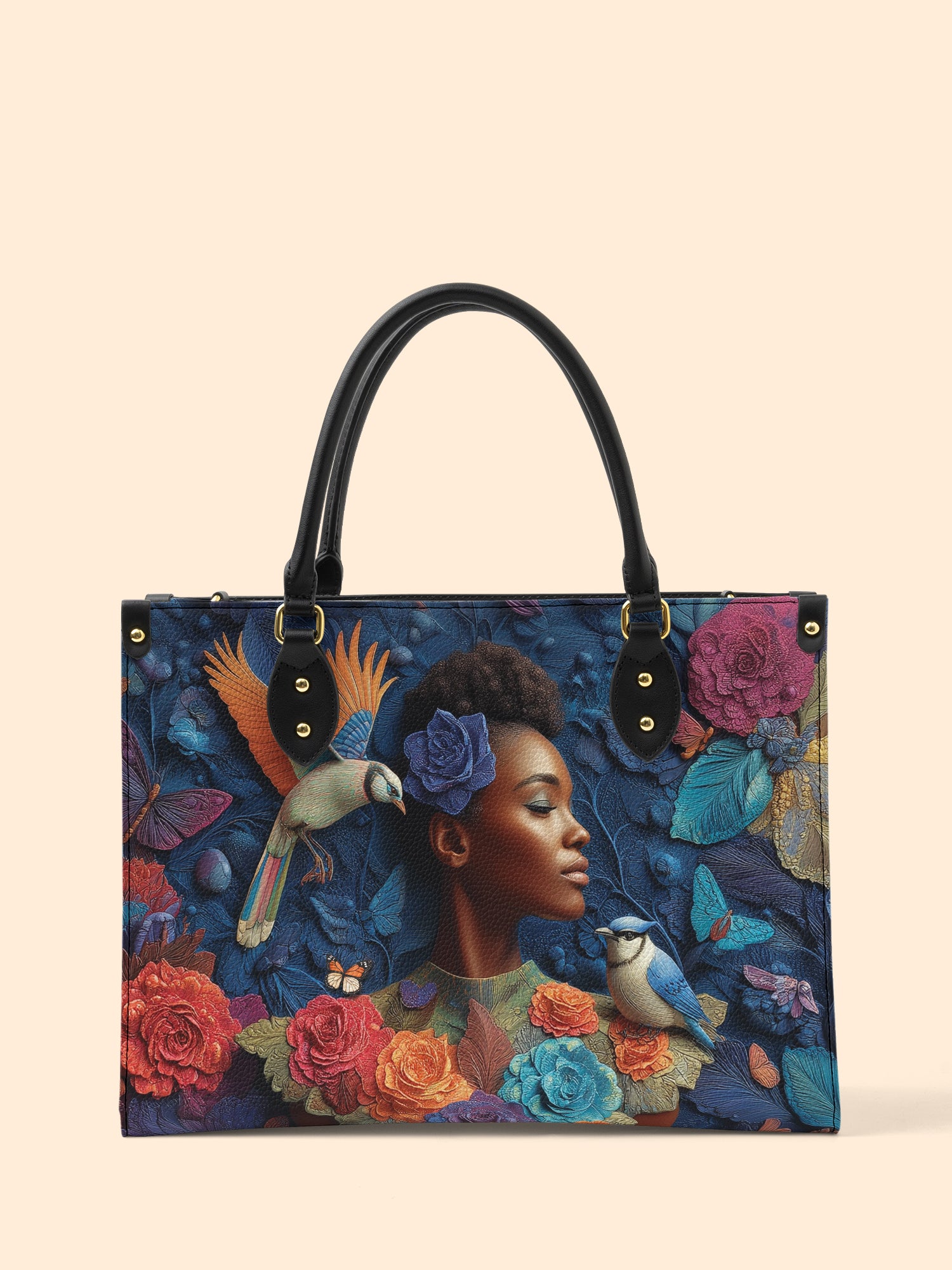 Blue Garden Premium Leather Handbag QR0XD230