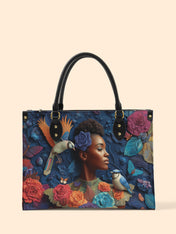 Blue Garden Premium Leather Handbag QR0XD230