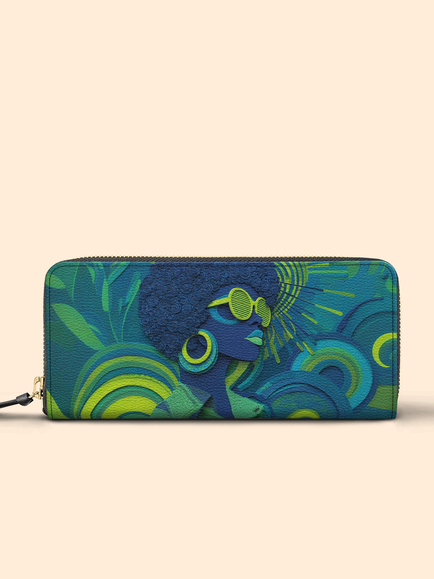 Noir Gaze Slimline Zippy Wallet QR0TD311