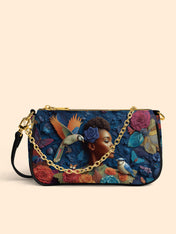 Blue Garden Classic Zip Pochette QR0XD231