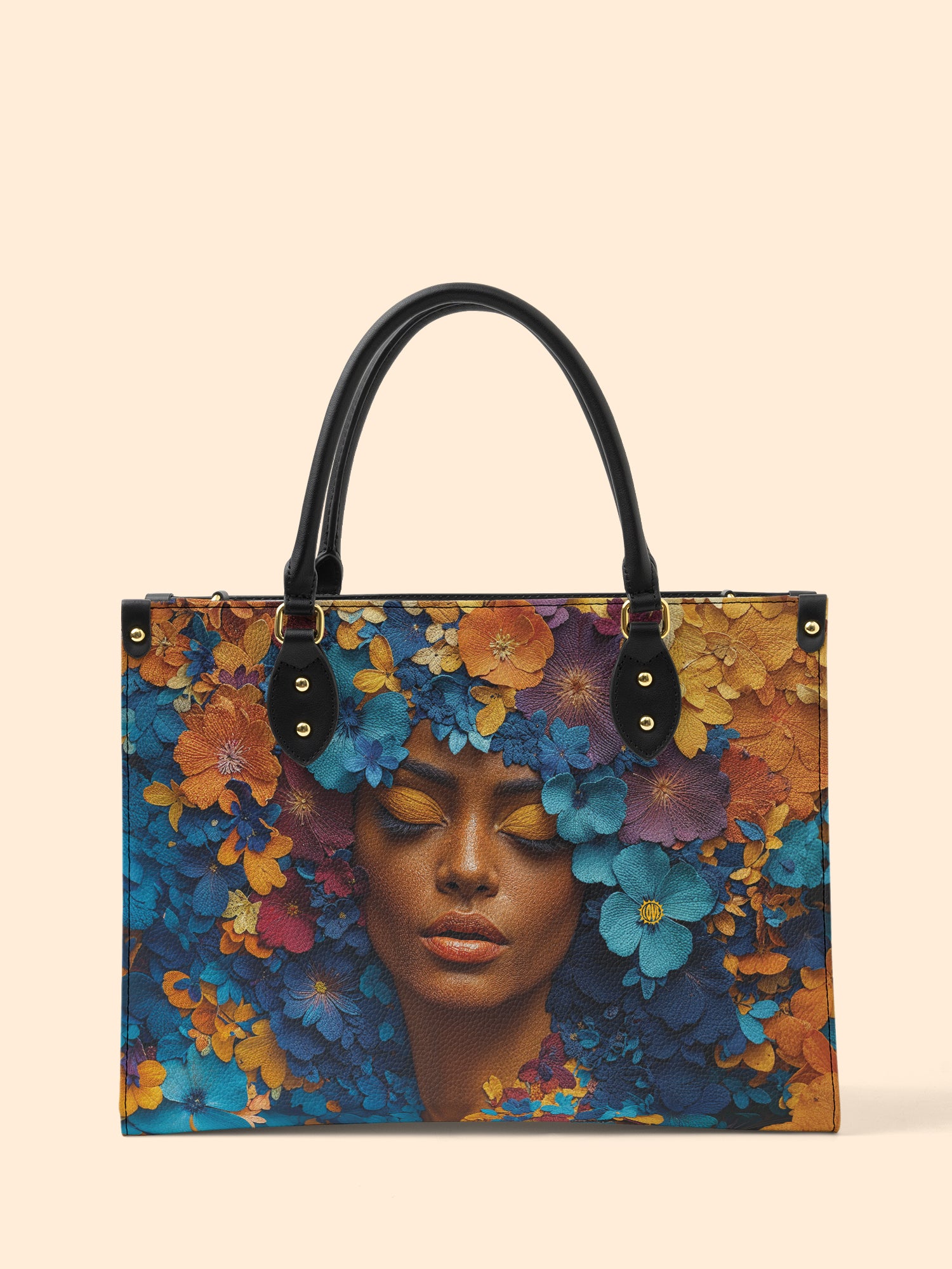 Floral Reverie Premium Leather Handbag QR0TD100