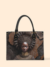 Bisa Crown Premium Leather Handbag QR0XD708