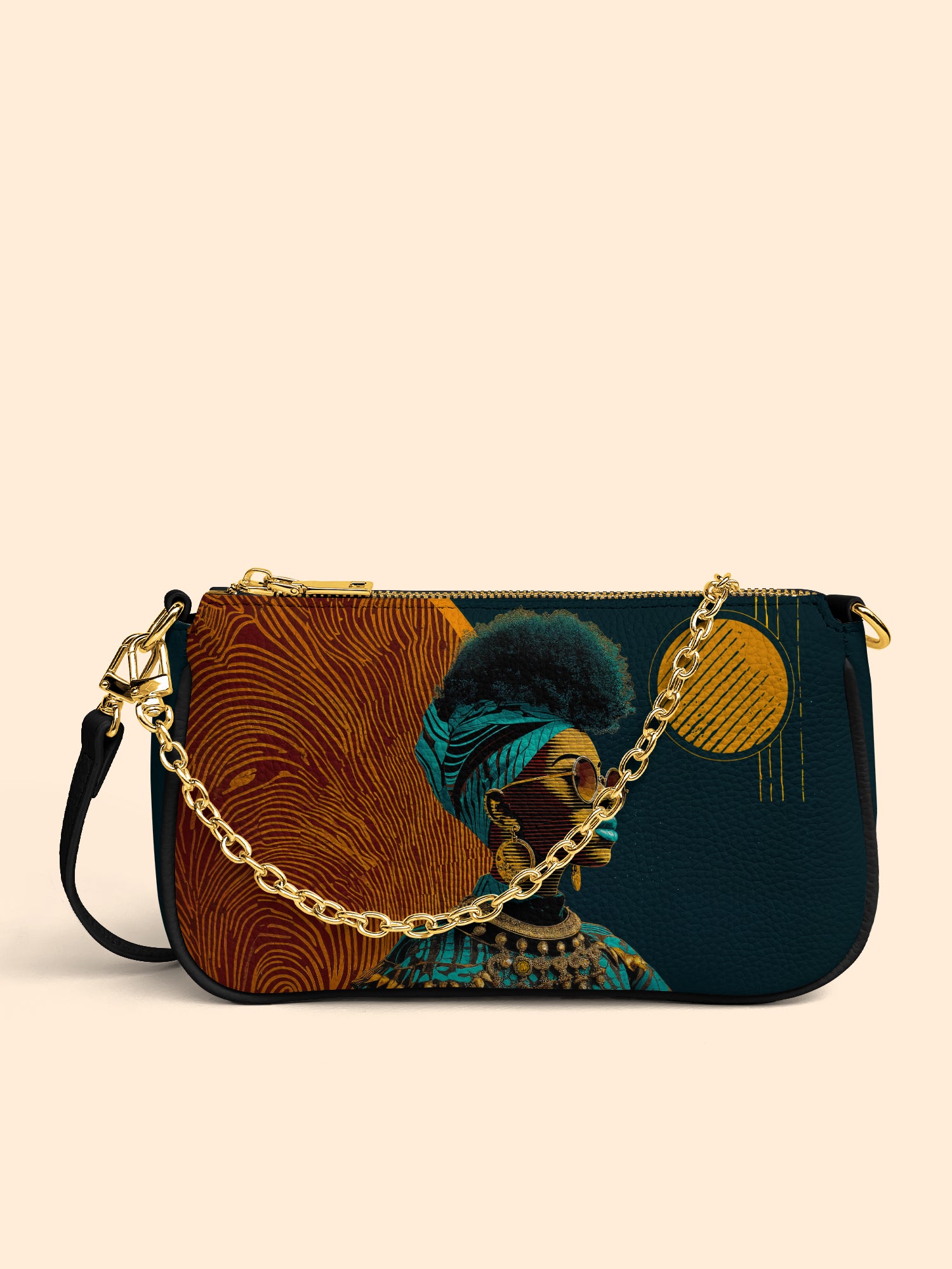 Unapologetically Black Classic Zip Pochette QR0XD130