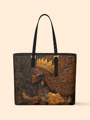 Queen Rising Sleek Leather Tote QR0XD122