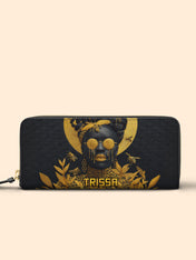 Honeycomb Crown Slimline Zippy Wallet