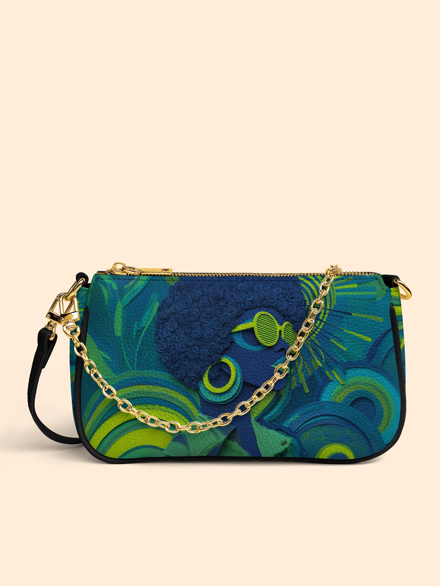 Noir Gaze Classic Zip Pochette QR0TD312