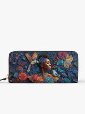 Blue Garden Slimline Zippy Wallet
