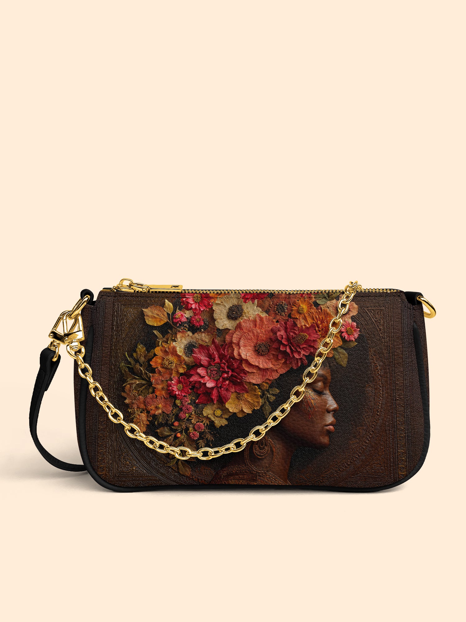 Whispering Blooms Classic Zip Pochette QR0HH053