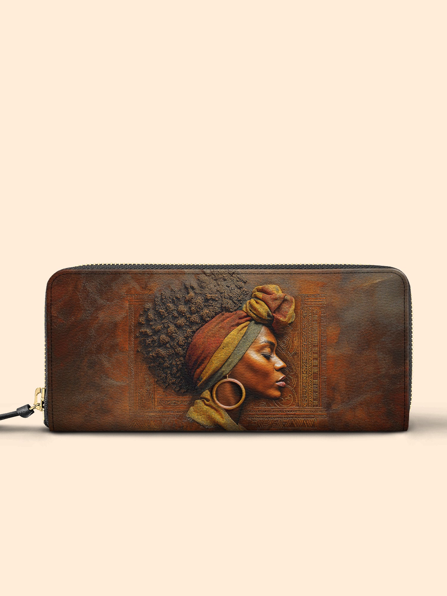 Afro-Elegance Slimline Zippy Wallet QR0HH031