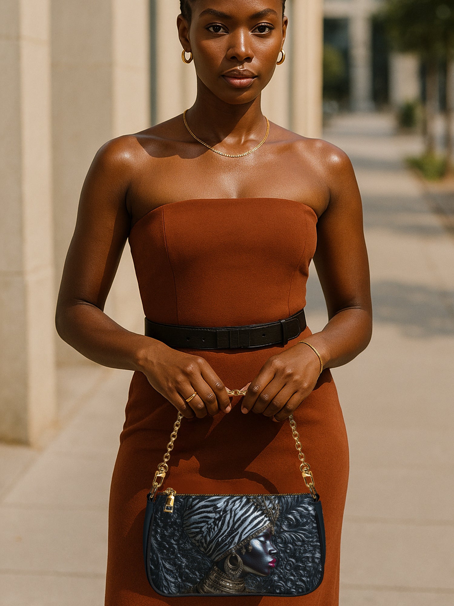 Afri Jewel Classic Zip Pochette QR0XD471