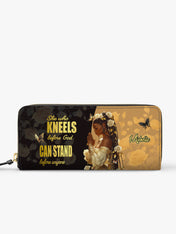 Kneel before God Slimline Zippy Wallet