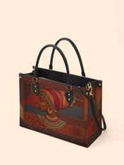 Regal Ember Premium Leather Handbag QR0XD511