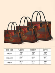 Regal Ember Premium Leather Handbag QR0XD511