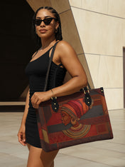 Regal Ember Premium Leather Handbag QR0XD511